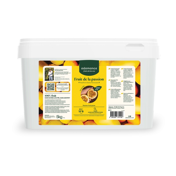 Passievrucht (Fruit de la Passion) Fruitpuree Bulk Ongezoet