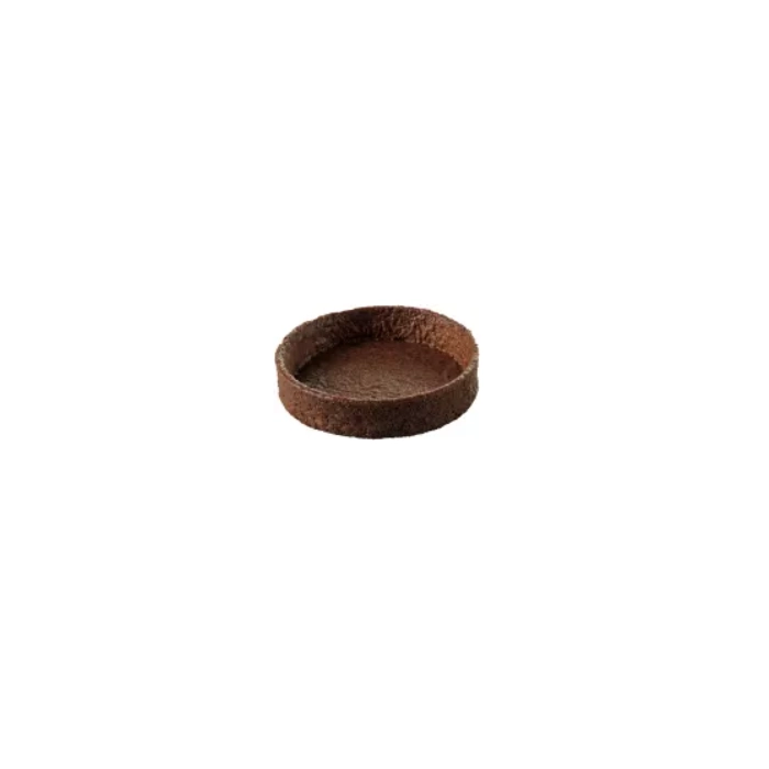 Tartelettes Chocolade (Roomboter) H17 mm - Rond Ø 80 mm