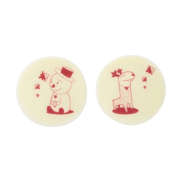 Rondje Kerstmis Rood 2 Modellen