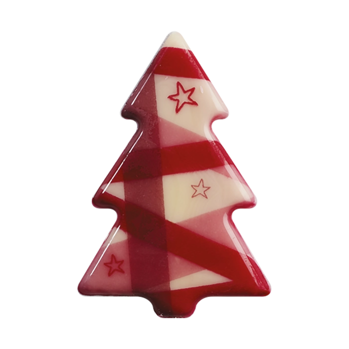 Kerstboom Rode Stroken