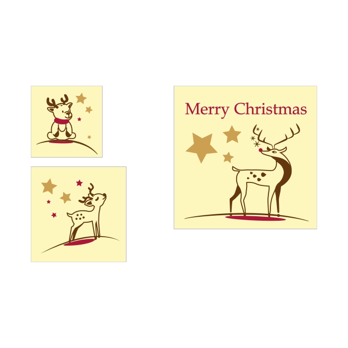 Vierkantjes Merry Christmas