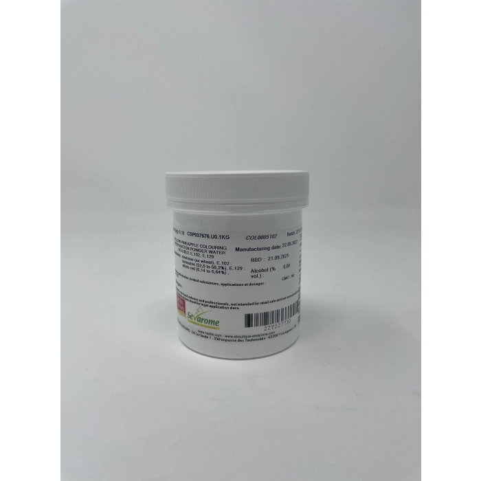 Kleurstof Ananas geel (E102, E110, E124)