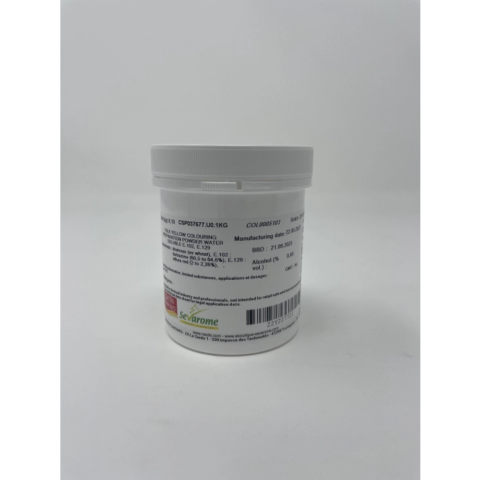 Kleurstof Eigeel (E102, E124)