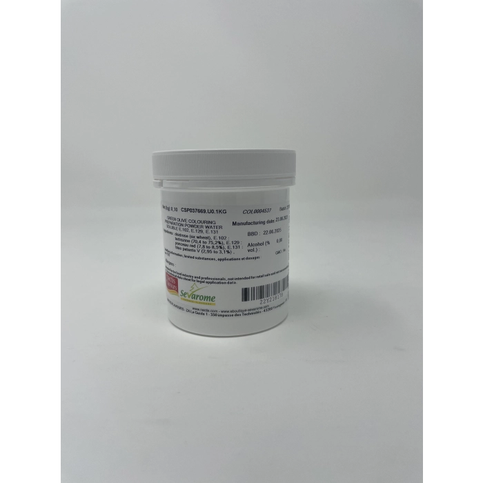 Kleurstof Olijf Groen (E102, E131)