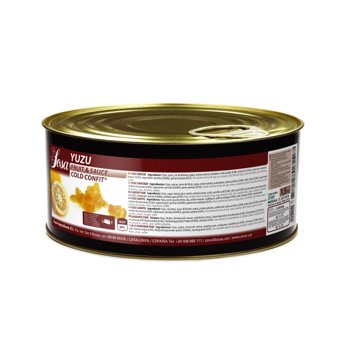 Fruit & Sauce Yuzu Blokjes Koud Gekonfijt 7 x 7 mm