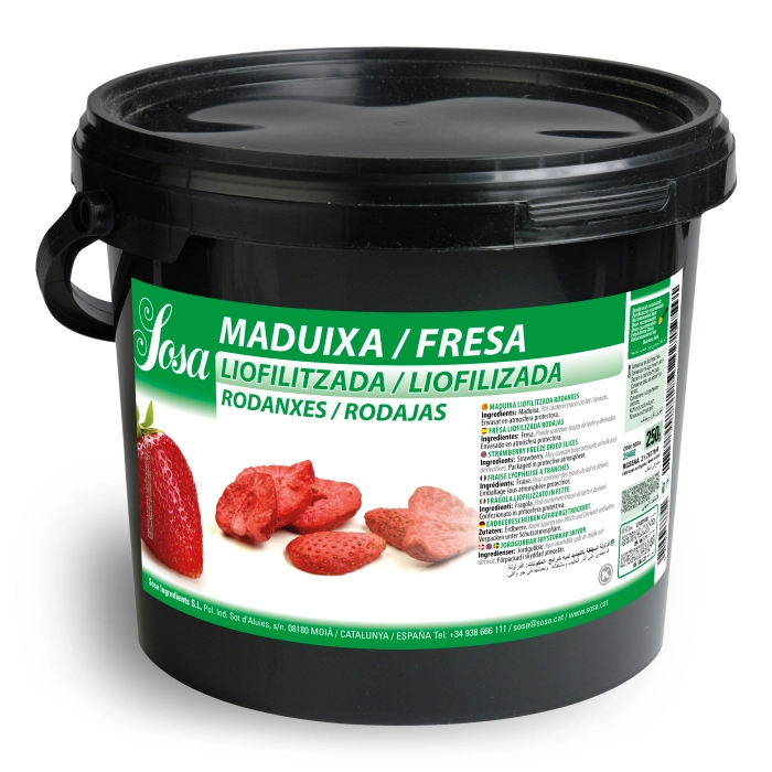 Aardbei Schijfjes 5-7 mm Gevriesdroogd