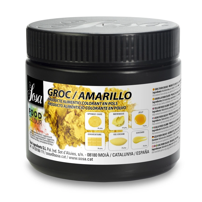 Kleurstof Poeder Geel (Water & Vet Oplosbaar) 100% Natuurlijk