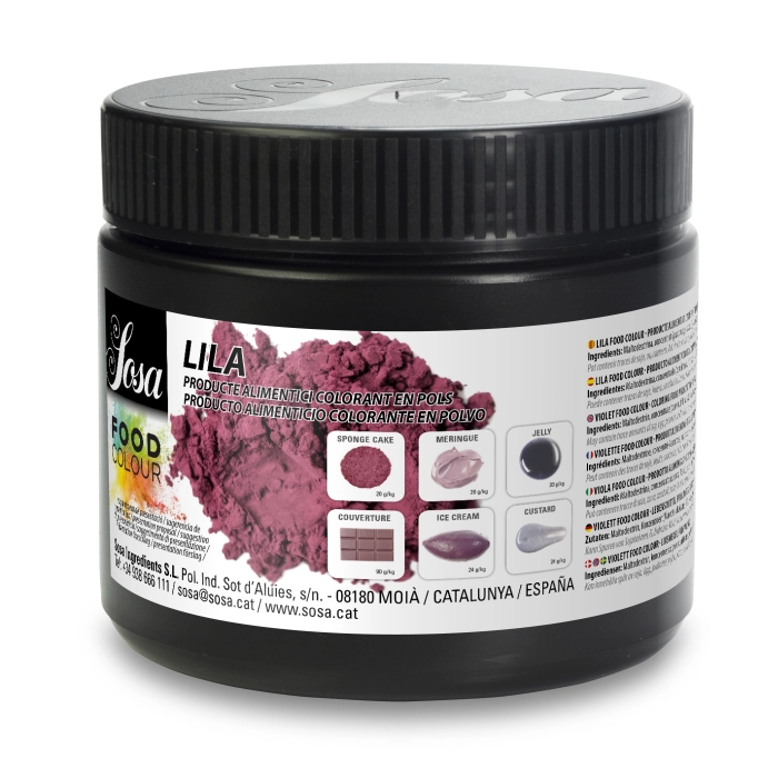 Kleurstof Poeder Paars (Water & Vet Oplosbaar) 100% Natuurlijk