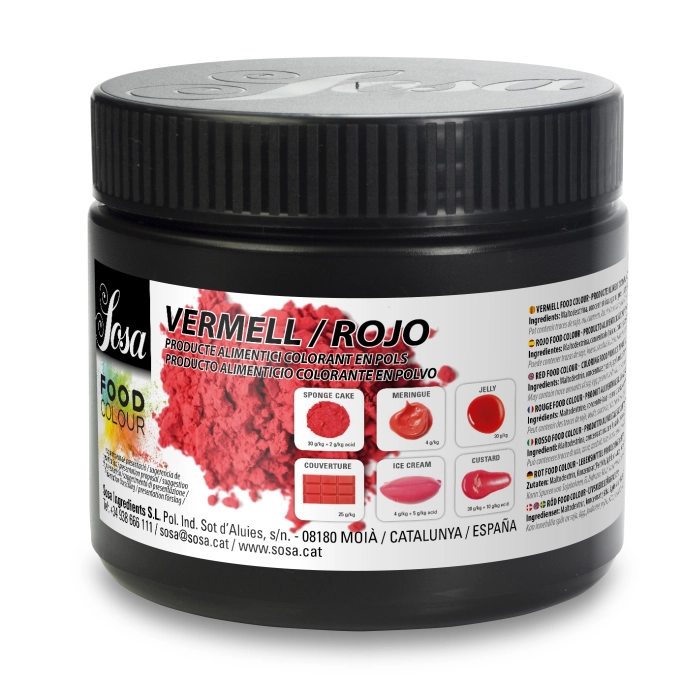 Kleurstof Poeder Rood (Water & Vet Oplosbaar) 100% Natuurlijk