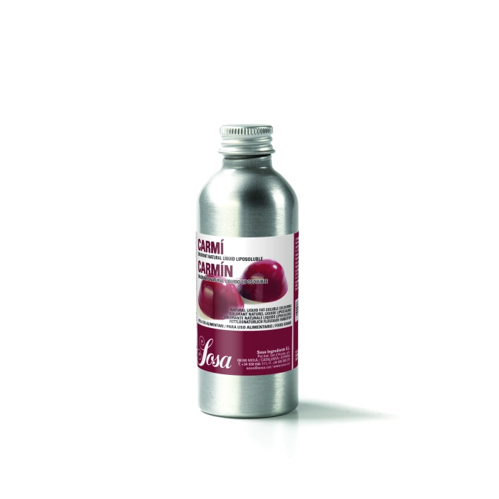 Kleurstof Vloeibaar Rood Carmijn (Vet Oplosbaar) 100% Natuurlijk