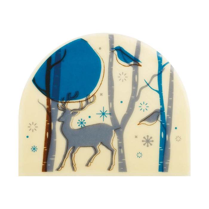 Rond Bûche Kerstbosdieren