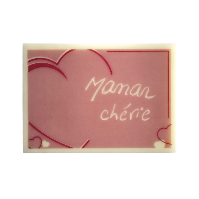 Te Graveren Kaart Liefde