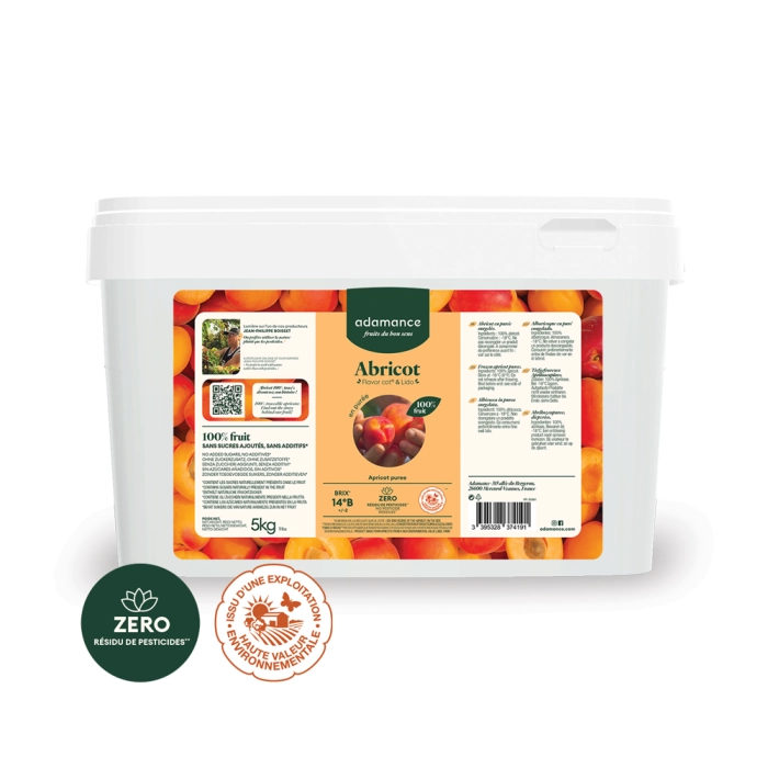 Abrikoos (Abricot) Fruitpuree Bulk Ongezoet