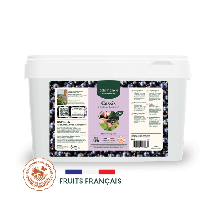 Cassis Fruitpuree Bulk Ongezoet