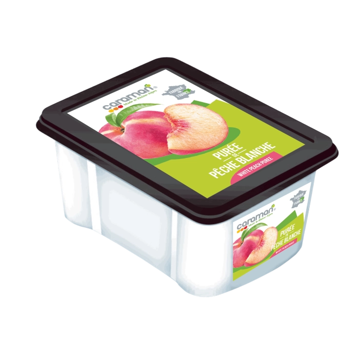 Witte Perzik Fruitpuree 14% Suiker
