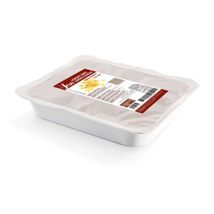 Citroen Blokjes Koud Gekonfijt  7 x 7 mm